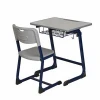 School used single study desk and chair study table school furniture