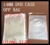 Sealable 14mm DVD Case PE/ OPP Poly Bag