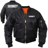 Security Bomber Jacket Men Security Guard Jacket Nylon Windbreaker Jacket