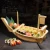 Import Serving tray popular bamboo 35 inch wooden sushi boat with individual packaging from China