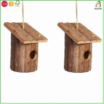 Shabby Chic Rustic Wooden Nesting Nest Box Bird House Boxes Home Garden Ornaments