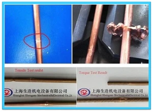 Shanghai machinery manufacturer of Hydraulic cable connector welding equipment