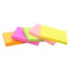 100 sheets assorted neon color 3 x 4 inches fluorescent paper memo pad sticky note
