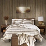 Sherpa Comforter Set and Throw Combo - 4 Piece Set