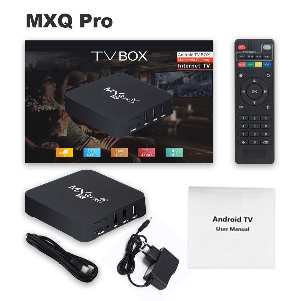 Shizhou Tech New Coming 5G MX Q PRO 4K 2G+16G Media Player TV Set Top Box Device Android 7.1 TV Box Smart