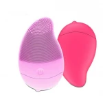 Silicone Electric Face Cleaning Massage Battery Powered Waterproof Facial Pore Deep Cleansing Brush Make Up Cleaner