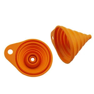 Silicone Foldable Collapsible Funnel Liquid Powder Transfer Home Kitchen Tool