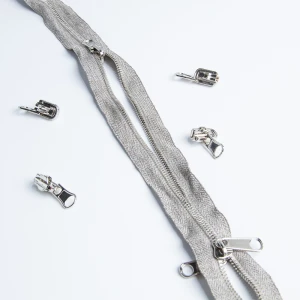 Silver Coated Conductive Zip For Sewing EMF Shielding Garments