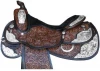 Silver Premium Genuine Cowhide Leather Western Pleasure Show Horse Saddle |Size: Size 10" to 12" Inch Seat Available