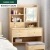 Import Simple modern four-drawer wooden dresser / Makeup Vanity Dressing Table with mirror and stool for Living Room furniture from China