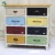 Import simple shelf white wicker chest of drawers wooden cabinet from China