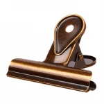Skeleton 20mm/30mm/40mm/50mm/65mm Metal Bulldog Clips Colored Binder Clip Rose Gold Spcc,metal CN;GUA Poly Bag+cotton