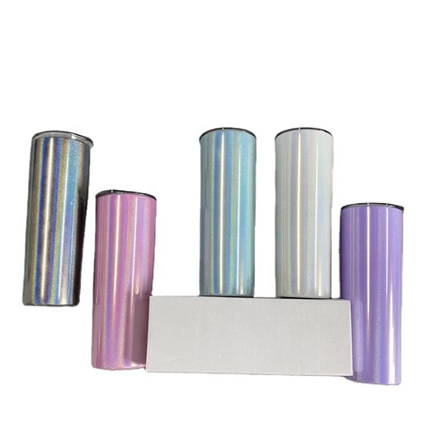 Skinny tumbler cups multicolor 20oz 600ml double walled vacuum insulated wholesale stainless steel tumbler with lids
