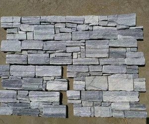 Slate culture stone,grey natural stone wall cladding
