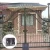 Import Sliding Decorative wrought mesh fence wrought models of gates and iron fence from China