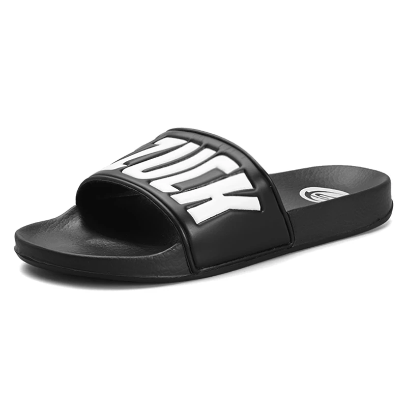 Slippers With Logo Mens Fashion Sandals,Custom Logo Slide Slipper Print,Big Size Custom Men Slide Sandals Sport