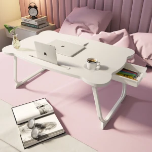 Small bed table folding simple laptop desk student dormitory renting table