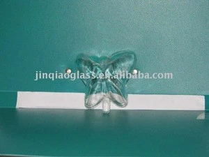 Small Butterfly Style Clear Decorative Glass Craft