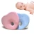 Import Small Custom Organic Cotton Anti Roll Sleep Nursing Memory Foam Flat Head Shape Support baby pillow case Manufacturer For Newbor from China