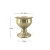 Import Small gold metal flower vase for table decoration from China