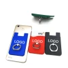 Smart Wallet Mobile Phone Business Card Holder With Ring Custom Phone Card Wallet/Pocket/Sticky Wallet Holder with Ring Stand