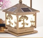 Solar Gate Post Pillar Light,  High grade Outdoor Decorative Solar Fence Post light LED Wall Lamps