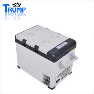 solar power dc 24v 12v car fridge freezer 25L