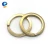 Import solid brass flat wire split key ring copper keychain accessories keyring from China