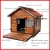 Import Solid wood dog house outdoor rain proof summer all-purpose  large dog kennel wooden dog cage from China
