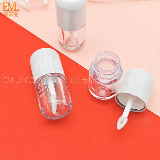4ml Lipgloss Tube PETG Bottle Lipgloss Empty Tube Round Shape Lipgloss Packaging