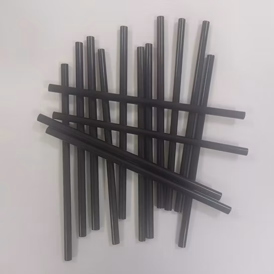 Import High Quality Biodegradable Black Paper Individual Wapped PP Plastic Coffee Juice Straws from China