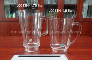 Spare blender parts 1.5L super flint glass jar for blender