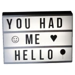 SPEC-311 Cinema led lightbox with 90pcs numbers and letters home decorative lighting advertising light