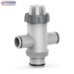 Split Swimming Pool Hose Plunger Valve, 2 in 1 Hose Plunger Valve Swimming Pool Part for Filter Circulation System