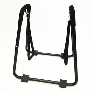 Sport Cross Trainer Dip Station Stand With Straps