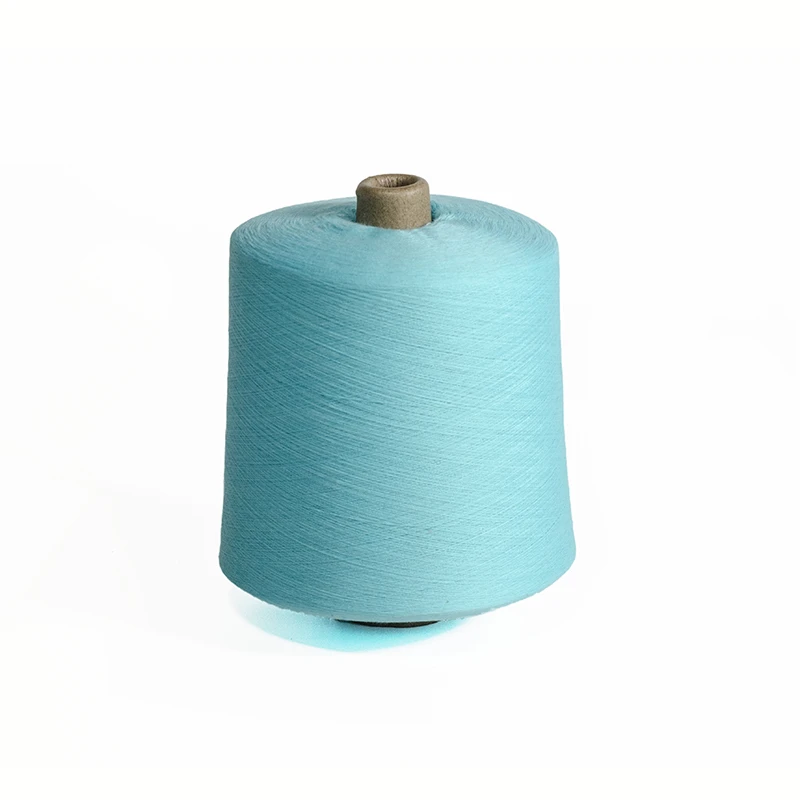 spun polyester yarn  polyester spun yarn price in india 40/2 recycled polyester yarn