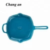 square enameled cast iron grill pan meat frying pan bakeware