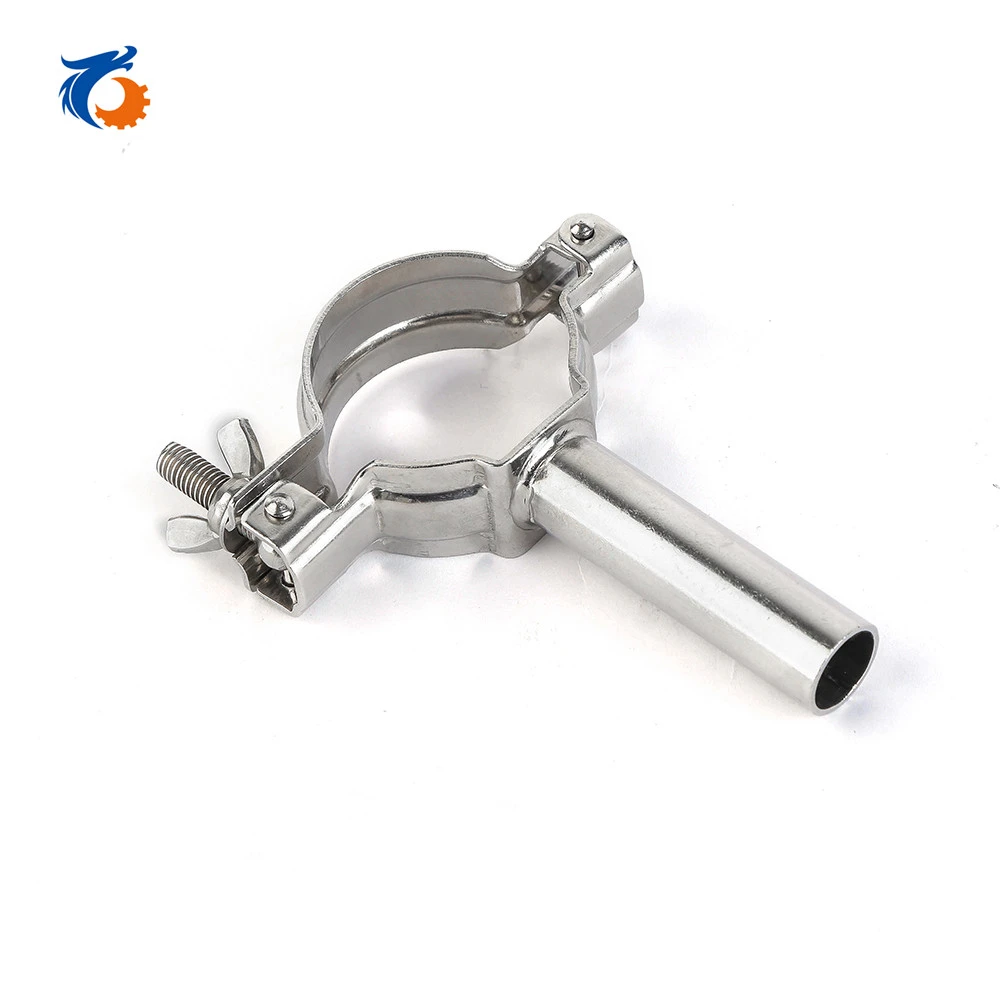 Stainless Steel Sanitary Pipe Holder Round Pipe Holders China Supplier