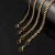 Import Stainless steel twist chain mens bracelet trendy fashion Silver 18K gold button rope chain titanium steel bracelet from China