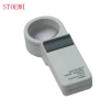 STOEMI 6715  10X Illuminated Handheld  Lighted Magnifying Glass(Magnifier Loupe) with Incandescent Bulb and Aspheric Lens