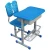 Import Study table and chair student desk double school desk and chair from China