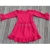 Import Summercute girl dress, polka dot print and plaid cuff, organic baby dress from China