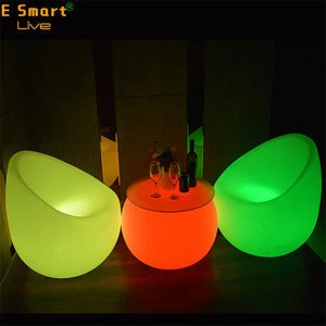 Super quality low price led sofa in bar furniture sets