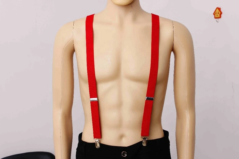 suspenders braces for man adjustable shirt stays kids leather tactical suspender custom garter garment belt 2020 new style