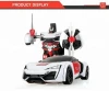 sword style controller 2.4G 1:14 battle mode MZ rc car toy deformation robot with light