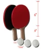 Table Tennis Paddle Professional - PingPong Racket  Recreational Games Perfect Set  Indoor &amp; Outdoor Play 2 paddles