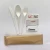 Import Takeout Paper Bag Flatware set  Eco-friendly BPI DIN Certificate  Compostable CPLA Knife Fork Spoon Kraft Paper Bag Packing from China