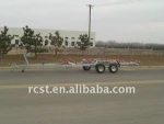 Tandem boat trailer