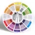 Import Tattoo Body Art Inks Large Artist Color Wheel Swatches Micro Pigment Color Wheel from China