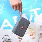 TG506 Fabric Booster Mini Portable Speaker FM Radio Sports BT Speaker Waterproof TF Wireless Sound Speakers
